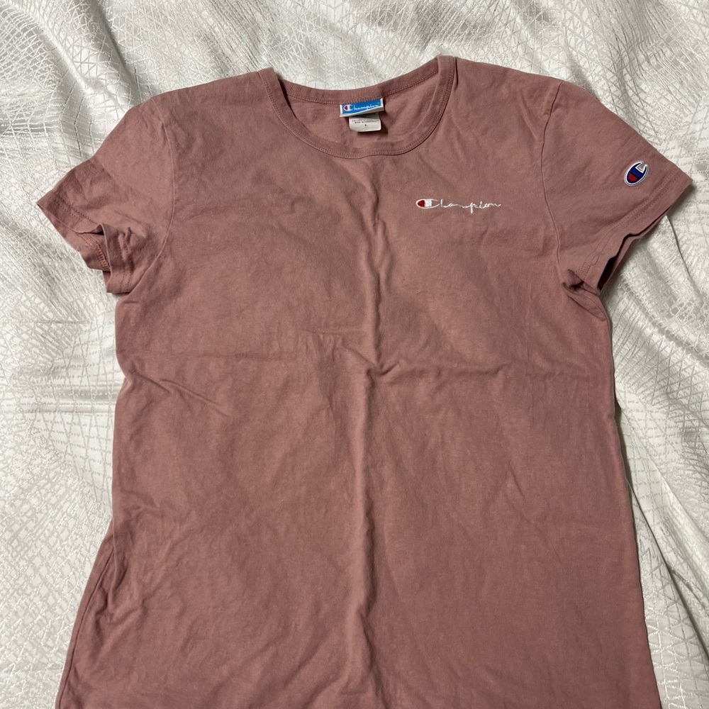Champion Women's Mauve Short Sleeve Tee
